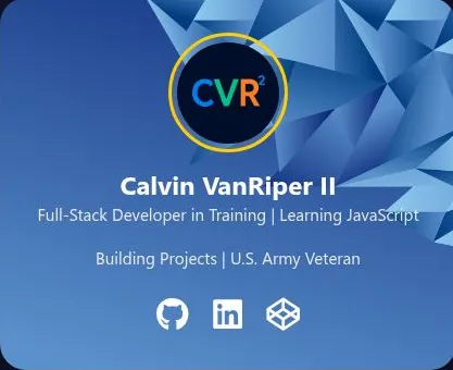 Thumbnail preview of the Animated Developer Intro Card