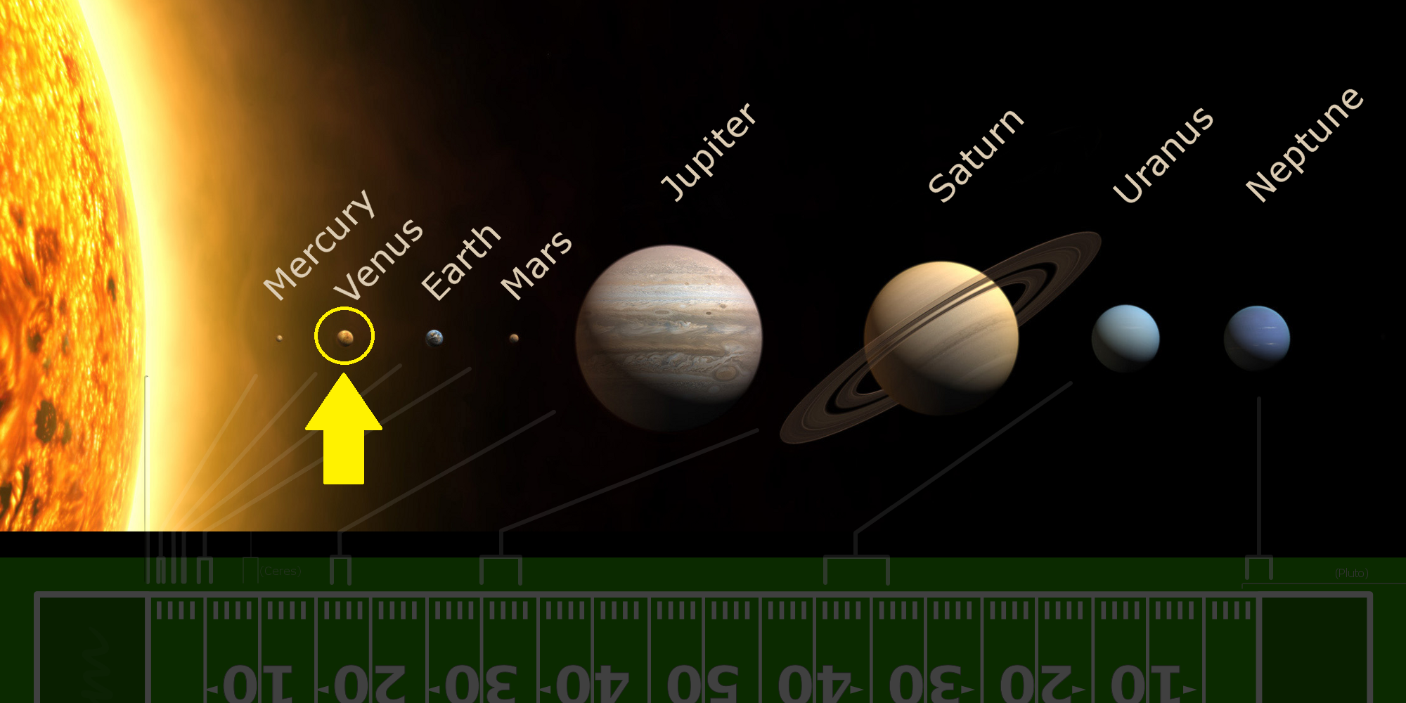 Illustration of the planet Venus